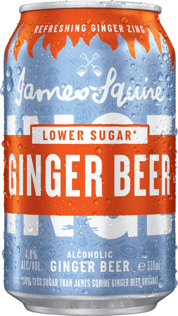 James Squire Lower Alcohol Ginger Beer can