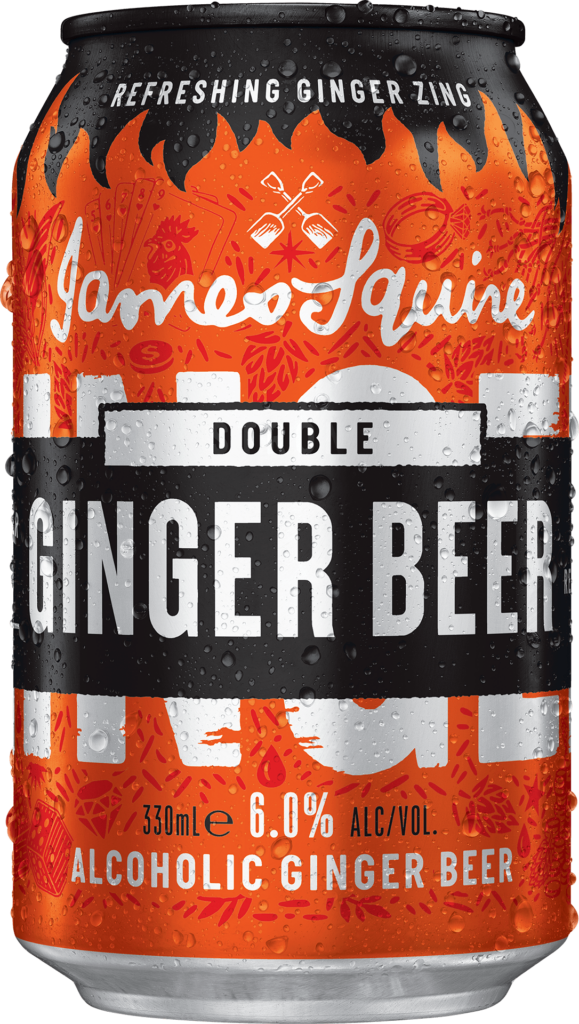 A can of James Squire Alcoholic Ginger Beer Double