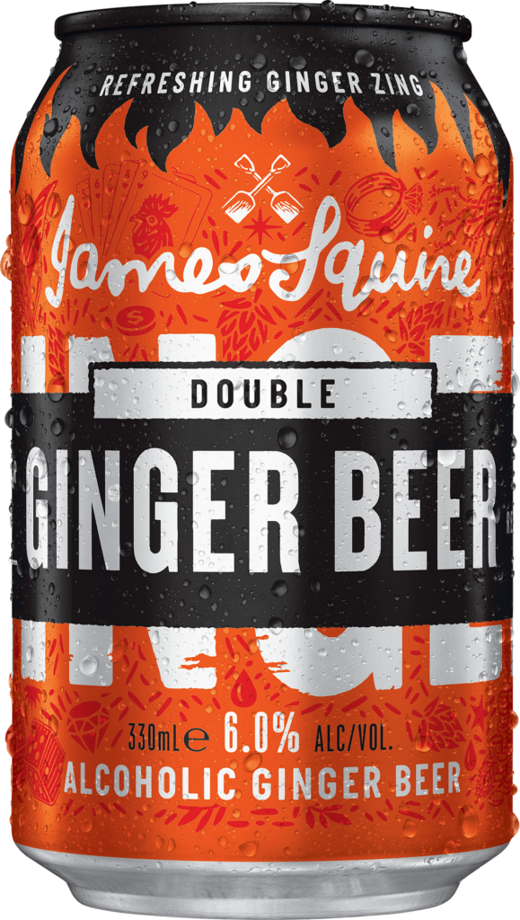 A can of James Squire Alcoholic Ginger Beer Double